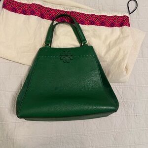 Tory Burch green bag